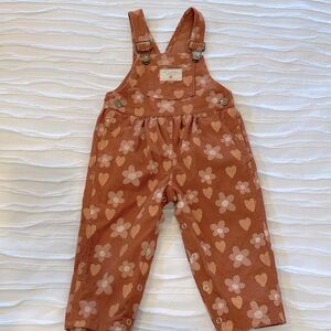 Wild Wawa spice corduroy overalls